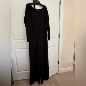 Black Long Sleeve Jumpsuit Spanx Air Essentials